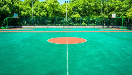 building a basketball court