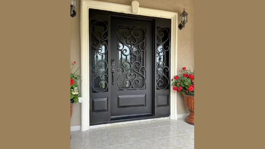 rod iron windows