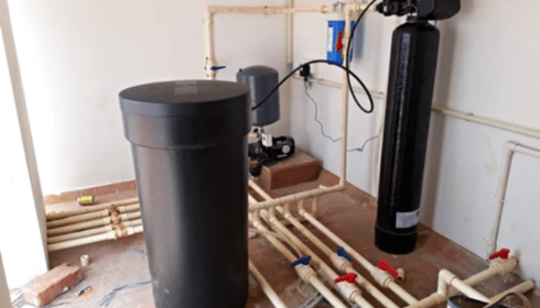 whole house water softener installation